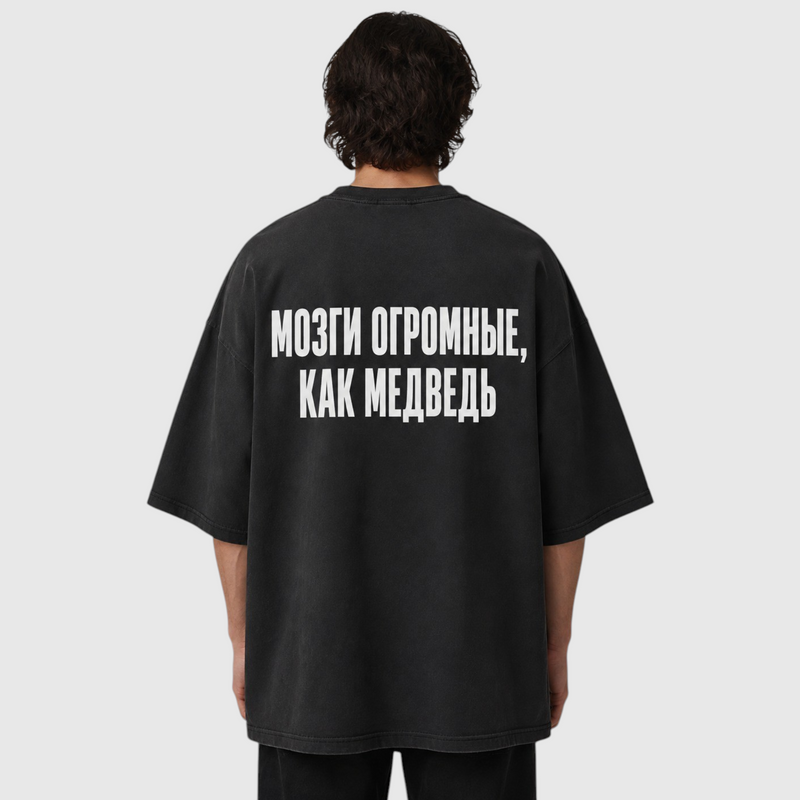 Psoy Korolenko "Brains Huge Like a Bear" T-Shirt